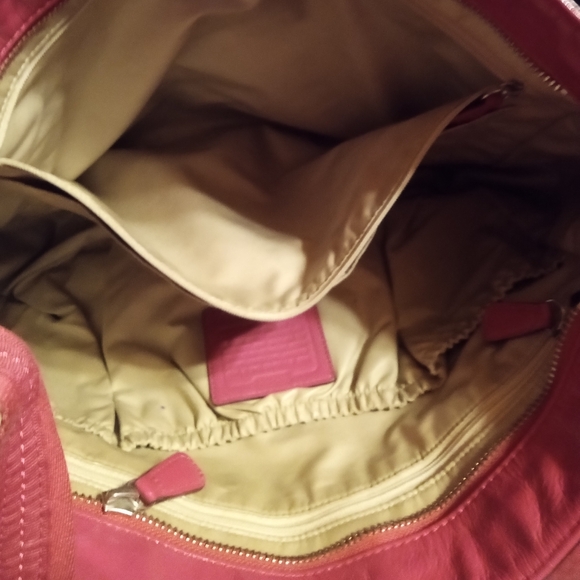 Coach Pink Patent Leather Baby Bag F19911 - Picture 9 of 16